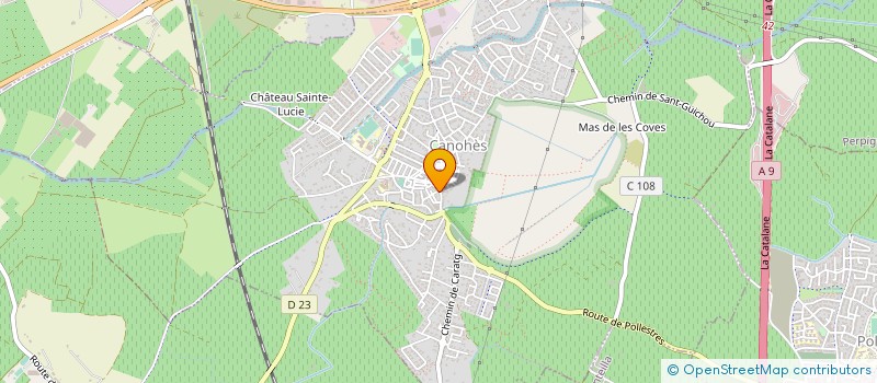 localisation de l'entreprise MONSIEUR JEAN COUBRIS  CANOHES