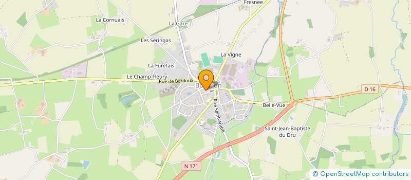 localisation de l'entreprise MONSIEUR JEAN COUERON  BOUVRON