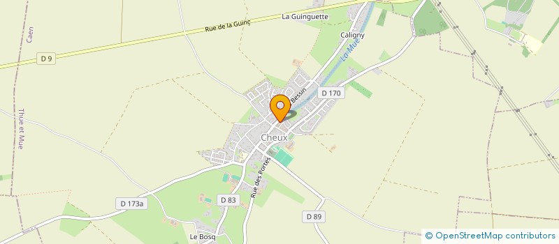 localisation de l'entreprise MONSIEUR JEAN COUET à THUE ET MUE