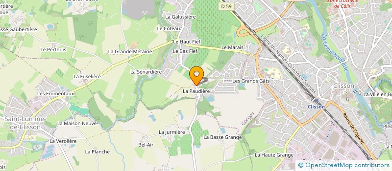 localisation de l'entreprise MONSIEUR JEAN COUILLEAU  GORGES