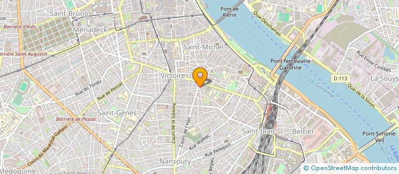 localisation de l'entreprise MONSIEUR JEAN COULEAU  BORDEAUX