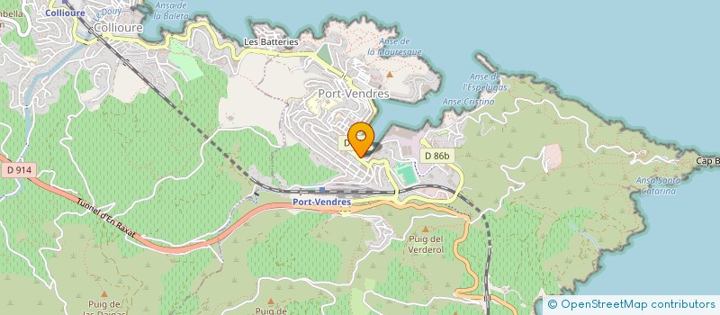 localisation de l'entreprise MONSIEUR JEAN COULLON  PORT-VENDRES