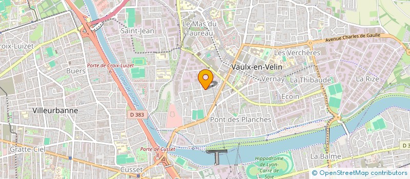 localisation de l'entreprise MONSIEUR JEAN COULOMB  VAULX-EN-VELIN