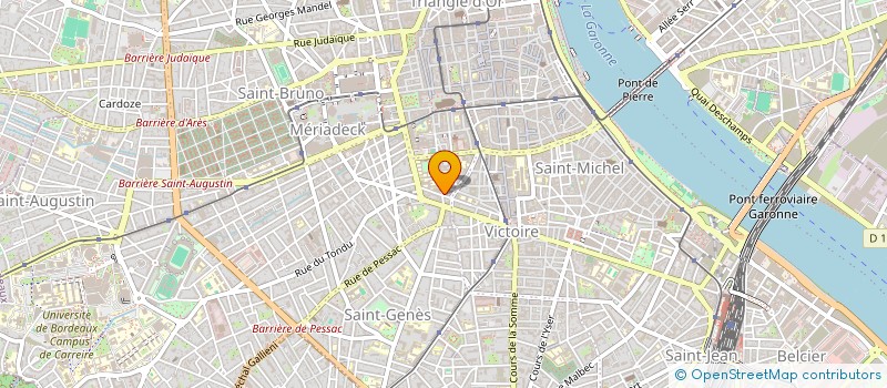 localisation de l'entreprise MONSIEUR JEAN COUMET  BORDEAUX