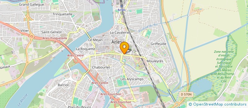 localisation de l'entreprise MONSIEUR JEAN COUPE  ARLES