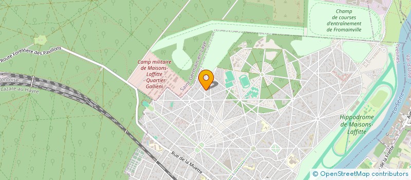 localisation de l'entreprise MONSIEUR JEAN COUPE  MAISONS-LAFFITTE