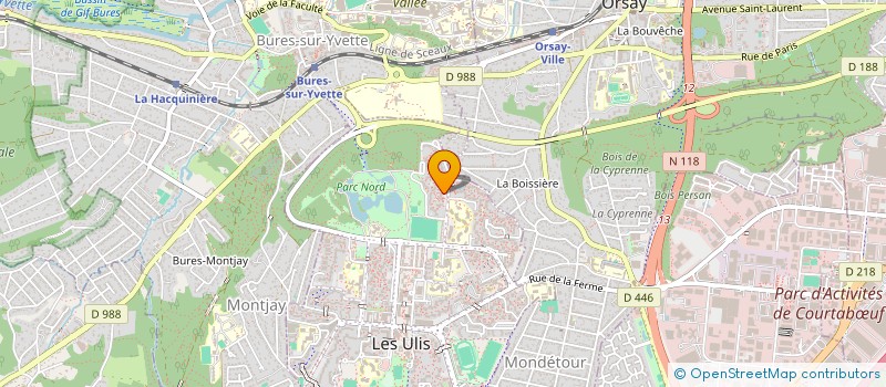 localisation de l'entreprise MONSIEUR JEAN COUR à LES ULIS