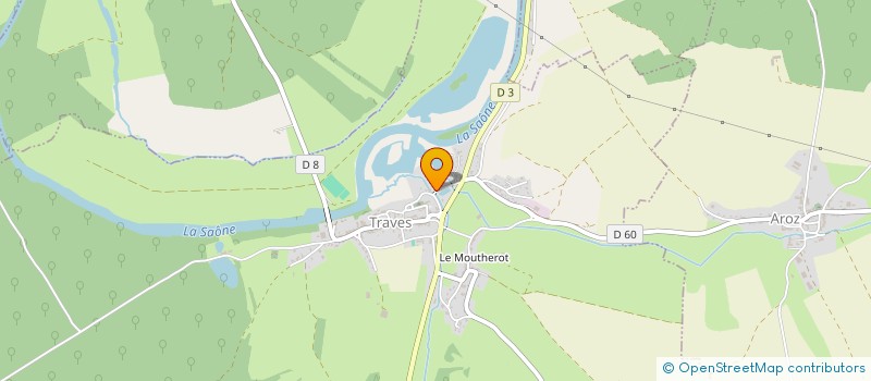 localisation de l'entreprise MONSIEUR JEAN COURANT  TRAVES