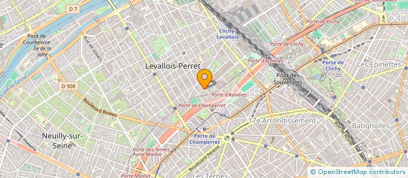 localisation de l'entreprise MONSIEUR JEAN COURAULT à LEVALLOIS-PERRET