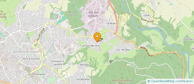 localisation de l'entreprise MONSIEUR JEAN COURBON à ANNECY