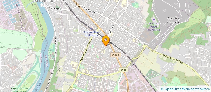 localisation de l'entreprise MONSIEUR JEAN COUREL  CORMEILLES-EN-PARISIS