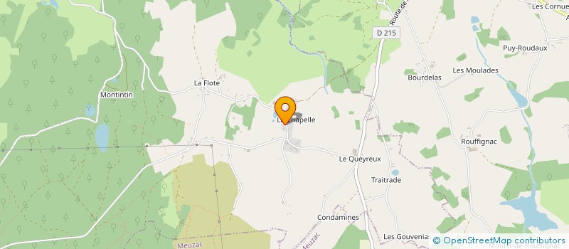 localisation de l'entreprise MONSIEUR JEAN COURIVAUD à CHATEAU-CHERVIX