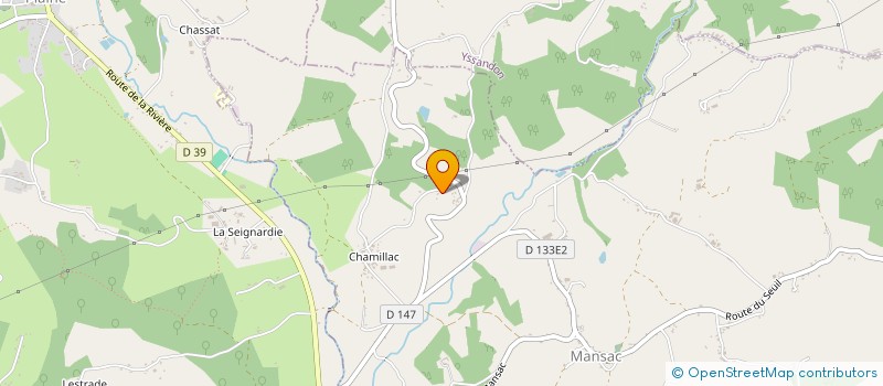 localisation de l'entreprise MONSIEUR JEAN COURNIL  MANSAC