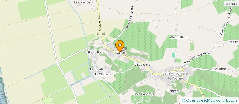 localisation de l'entreprise MONSIEUR JEAN COURPRON à SAINT-THOMAS-DE-CONAC