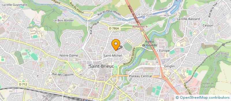 localisation de l'entreprise MONSIEUR JEAN COURSON à SAINT-BRIEUC