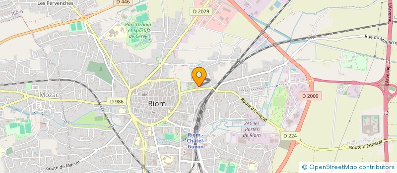 localisation de l'entreprise MONSIEUR JEAN COURT  RIOM