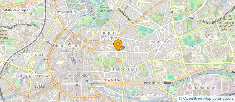 localisation de l'entreprise MONSIEUR JEAN COURTES  RENNES