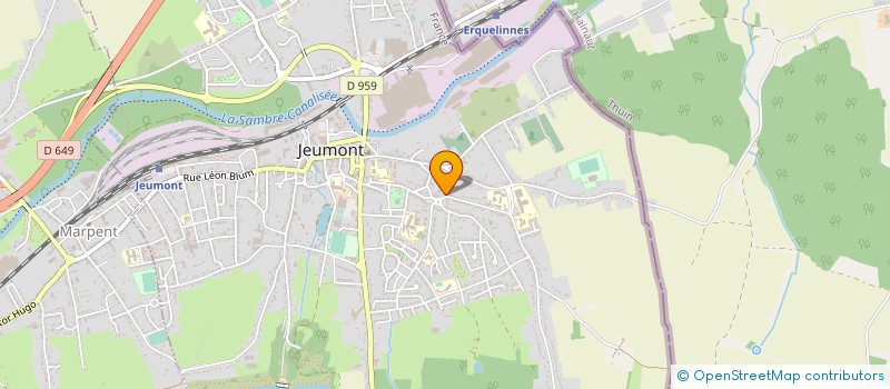 localisation de l'entreprise MONSIEUR JEAN COURTOIS à JEUMONT