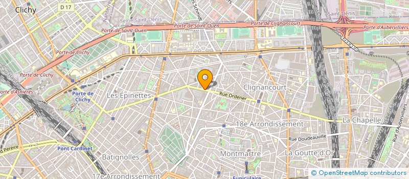 localisation de l'entreprise MONSIEUR JEAN COURTY  PARIS