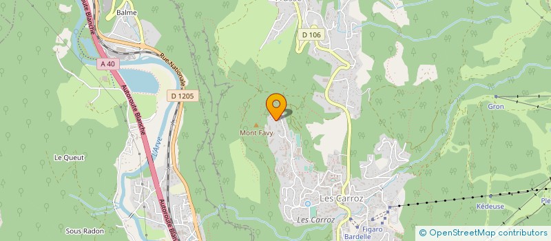 localisation de l'entreprise MONSIEUR JEAN COUSIN  ARACHES-LA-FRASSE