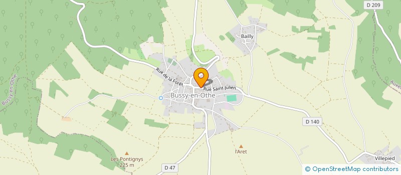 localisation de l'entreprise MONSIEUR JEAN COUSSERON  BUSSY-EN-OTHE