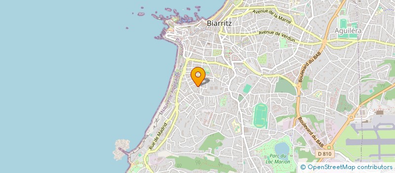 localisation de l'entreprise MONSIEUR JEAN COUSTE  BIARRITZ