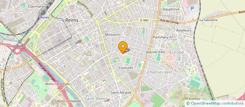 localisation de l'entreprise MONSIEUR JEAN COUTANT à REIMS