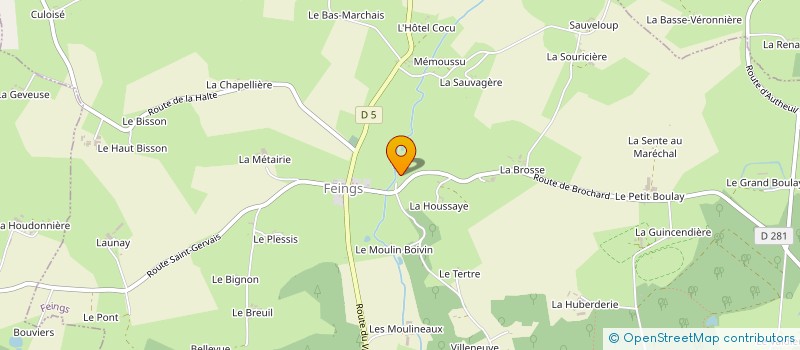 localisation de l'entreprise MONSIEUR JEAN COUTE à FEINGS