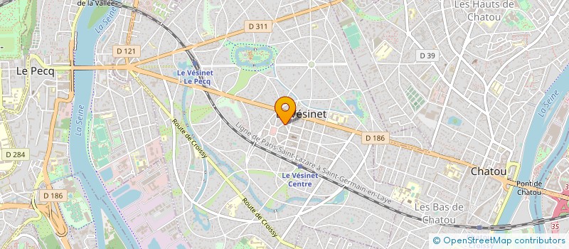 localisation de l'entreprise MONSIEUR JEAN COUTEL à LE VESINET