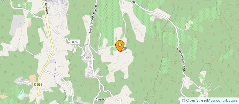 localisation de l'entreprise MONSIEUR JEAN COUVE  GASSIN