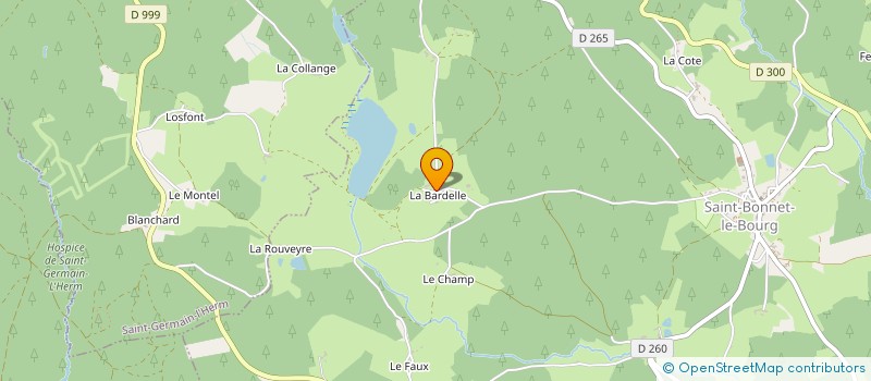 localisation de l'entreprise MONSIEUR JEAN COUVERT  SAINT-BONNET-LE-BOURG