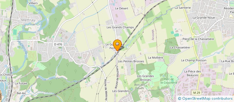 localisation de l'entreprise MONSIEUR JEAN COUVRAND  METTRAY