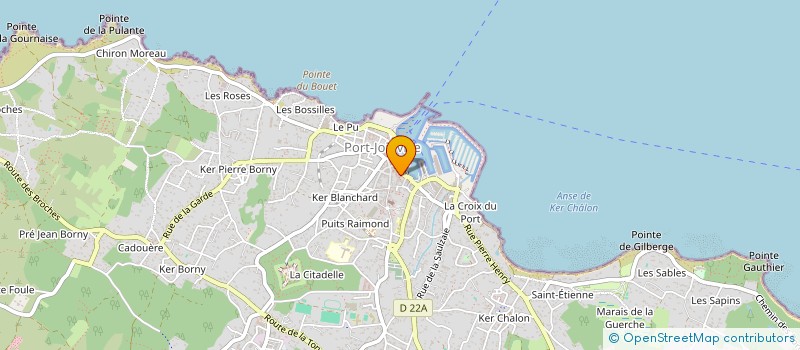 localisation de l'entreprise MONSIEUR JEAN COUVREUX  L'ILE-D'YEU