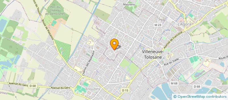 localisation de l'entreprise MONSIEUR JEAN COUZINET à VILLENEUVE-TOLOSANE