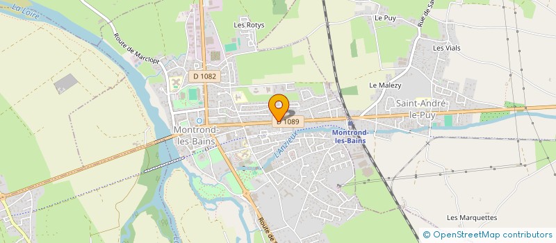 localisation de l'entreprise MONSIEUR JEAN COVEY  MONTROND-LES-BAINS