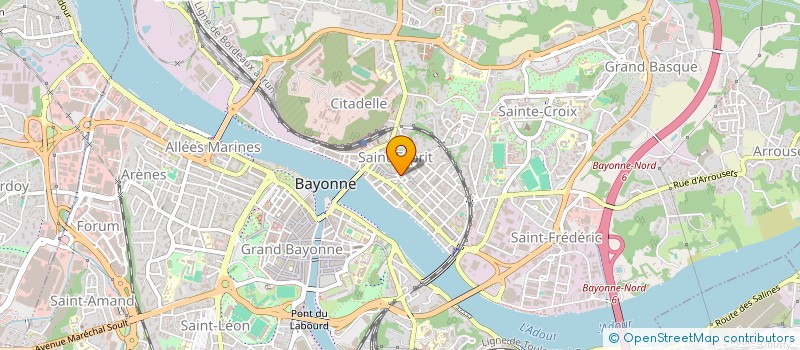 localisation de l'entreprise MONSIEUR JEAN CRAND à BAYONNE