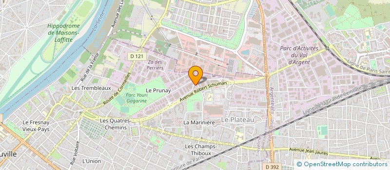 localisation de l'entreprise MONSIEUR JEAN CRAPET  SARTROUVILLE