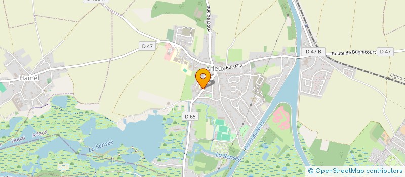 localisation de l'entreprise MONSIEUR JEAN CRAYE  ARLEUX