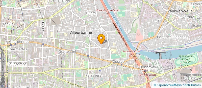 localisation de l'entreprise MONSIEUR JEAN CREBASSA  VILLEURBANNE