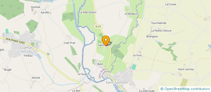 localisation de l'entreprise MONSIEUR JEAN CREHIN à SAINT-MAUDAN
