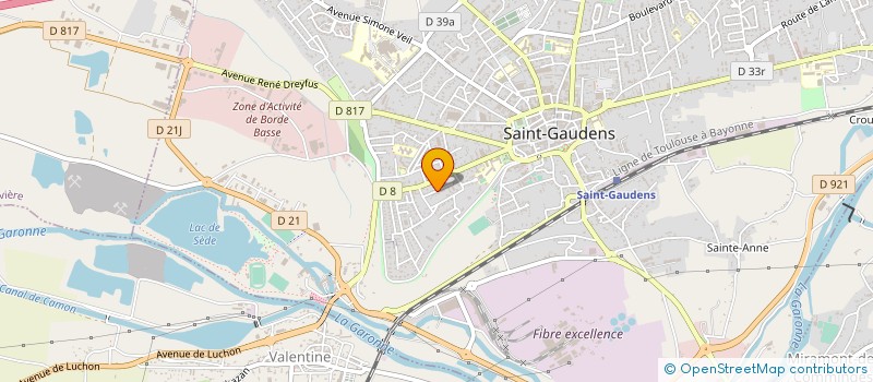 localisation de l'entreprise MONSIEUR JEAN CRENEAU à SAINT-GAUDENS
