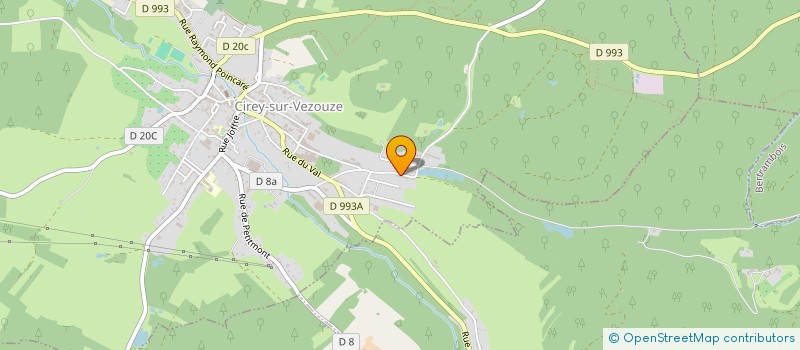 localisation de l'entreprise MONSIEUR JEAN CREPIN à CIREY-SUR-VEZOUZE