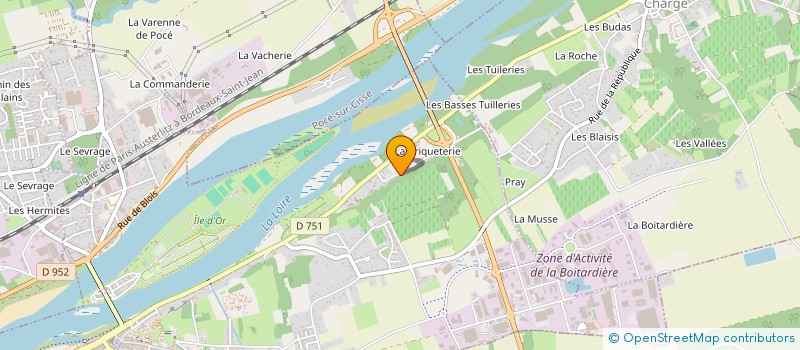 localisation de l'entreprise MONSIEUR JEAN CREQUIGNE  AMBOISE