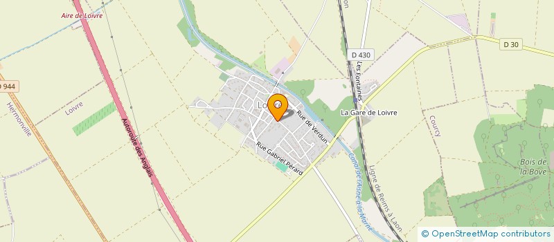 localisation de l'entreprise MONSIEUR JEAN CREQUY  LOIVRE