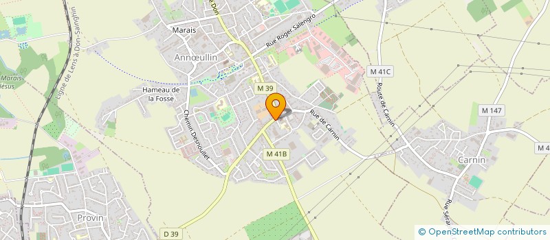 localisation de l'entreprise MONSIEUR JEAN CRESPEL  ANNULLIN