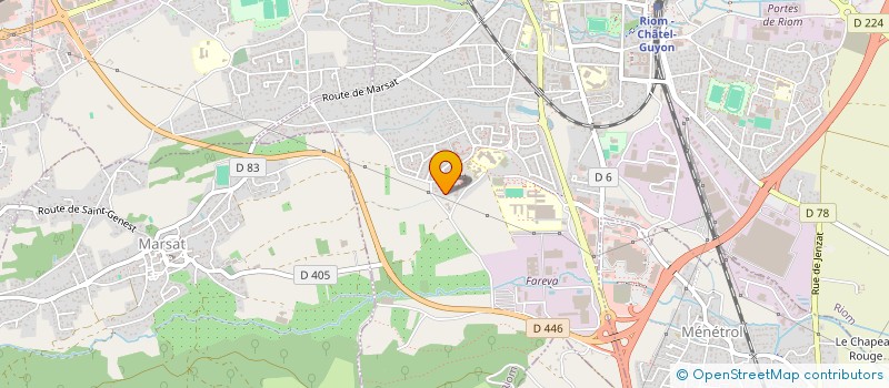 localisation de l'entreprise MONSIEUR JEAN CRESPIN  RIOM