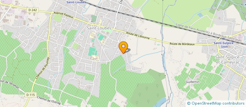 localisation de l'entreprise MONSIEUR JEAN CRESPY  SAINT-LOUBES