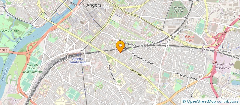 localisation de l'entreprise MONSIEUR JEAN CRESPY à ANGERS