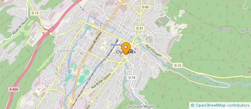 localisation de l'entreprise MONSIEUR JEAN CRETIN à OYONNAX