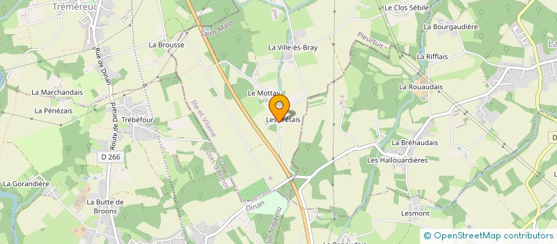 localisation de l'entreprise MONSIEUR JEAN CREUSILLET  PLEURTUIT